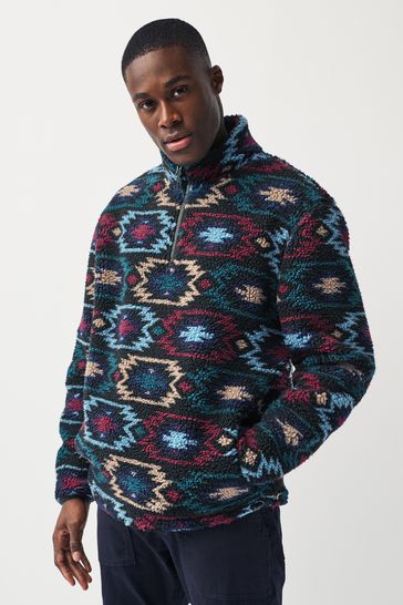Mens clearance aztec fleece