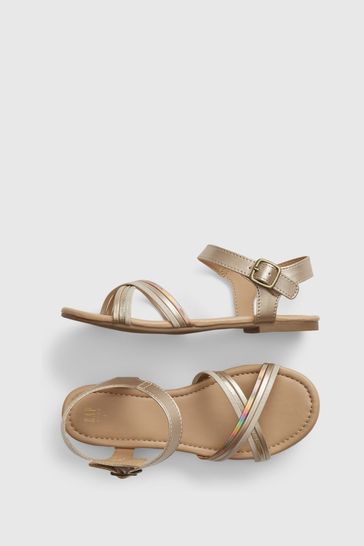 Buy Gap Metallic Strappy Sandals from Next Luxembourg