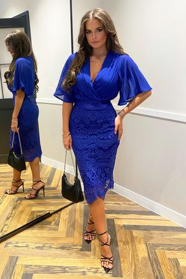 Black 2-in-1 Full Skirt Print Midi Dress