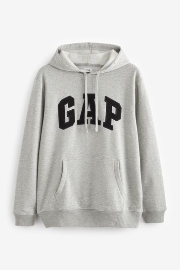 Gap - Mens - Arch Logo Fleece Hoodie