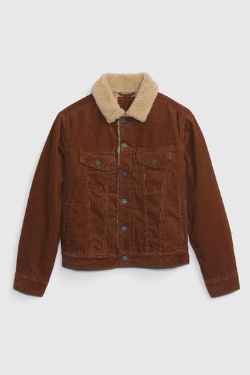 Lined corduroy