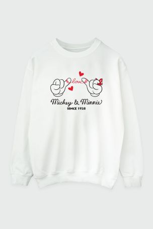 Mickey mouse sale hands sweater