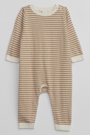 Buy Gap Stripe Jumper Long Sleeve Crew Neck One-Piece from the