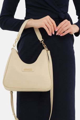Small cream clearance shoulder bag