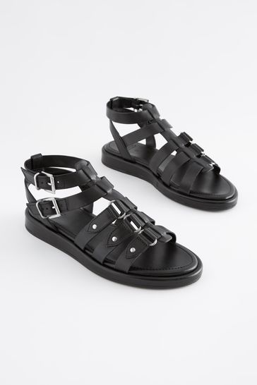 Leather gladiator hot sale sandals uk