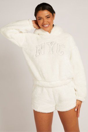 Matching shorts and online hoodie