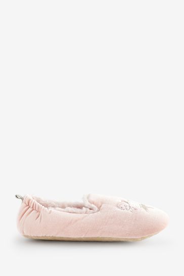 White company pink slippers online