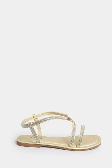 Buy Yours Curve Extra-Wide Fit Diamante Flat Strappy Sandal from Next  Switzerland