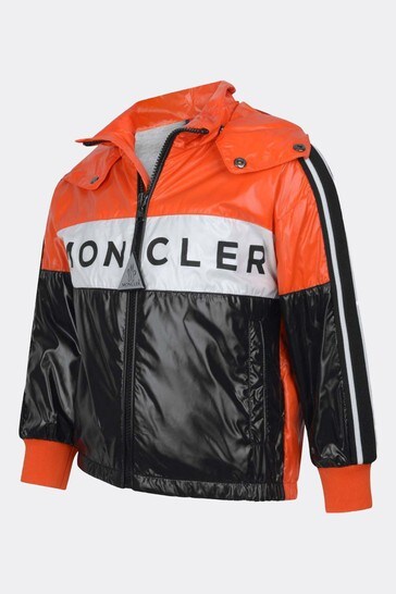 orange and black moncler