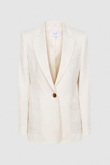 reiss cream blazer