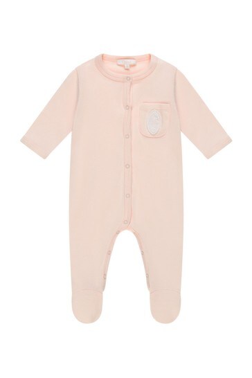 Baby Girls Pink Sleepsuit Set