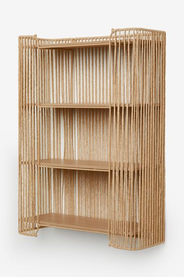 Natural Woven Wall Shelf