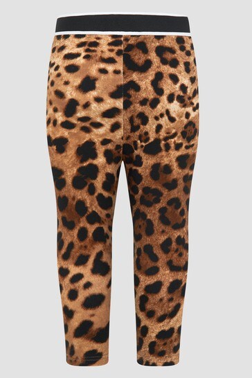 Dolce & Gabbana Kids Baby Girls Leopard Print Leggings | Childsplay Clothing