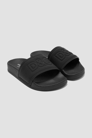 Boys Black Sandals