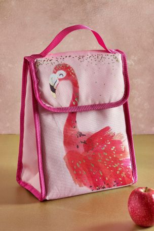Flamingo backpack and cheap lunchbox
