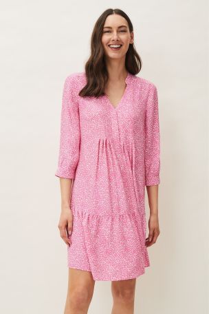 Buy Phase Eight Pink Penele Swing Dress ...