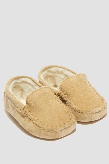 Baby Girls Beige Loafers