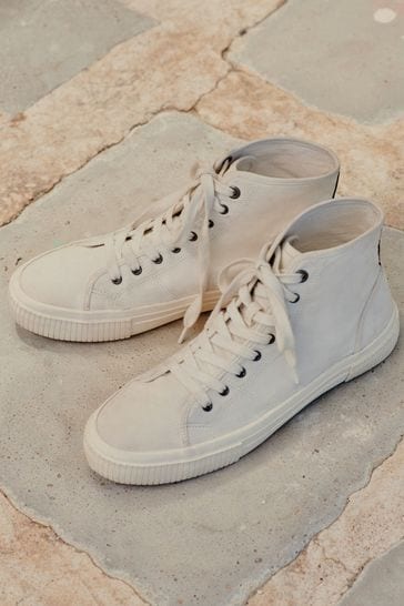 Canvas shoes high top online