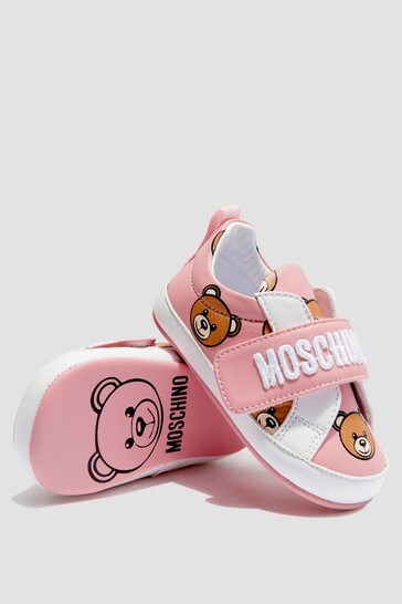 Baby Girls Pink Trainers