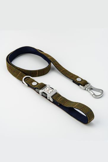 Buy Hugo Hudson Green Checked Tweed Dog Lead From The Next Uk Online Shop