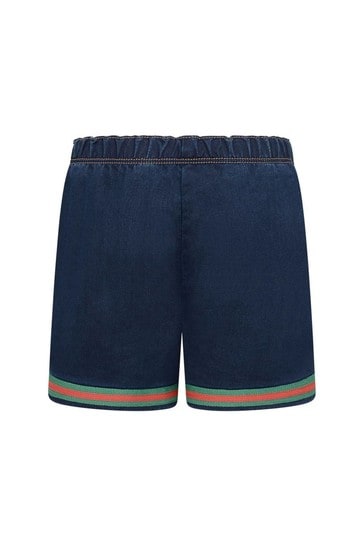 GUCCI Baby Boys Shorts - Blue Jersey Denim Shorts