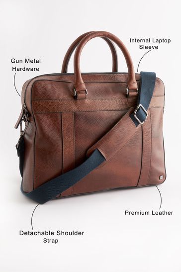 Buy Leather Briefcase from Next