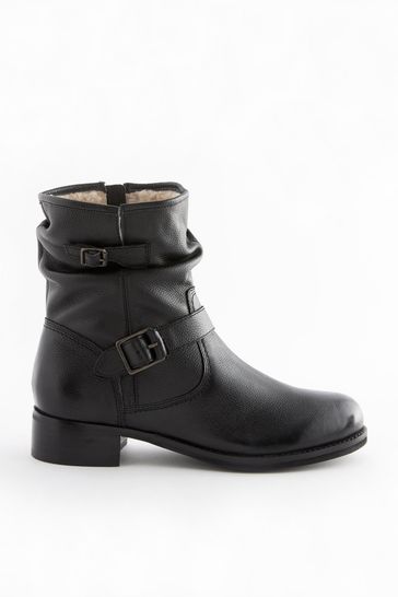 Slouch buckle boots sale