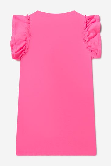 Girls Pink Candy Lover Jersey Dress