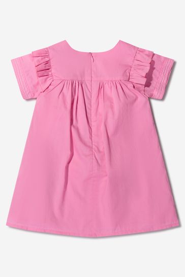 Baby Girls Fuchsia Cotton Percale Dress