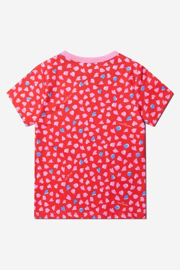 Girls Cotton Jersey Hearts T-Shirt