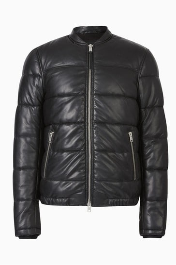Buy AllSaints Black Russel Puffer Jacket from the Next UK online shop