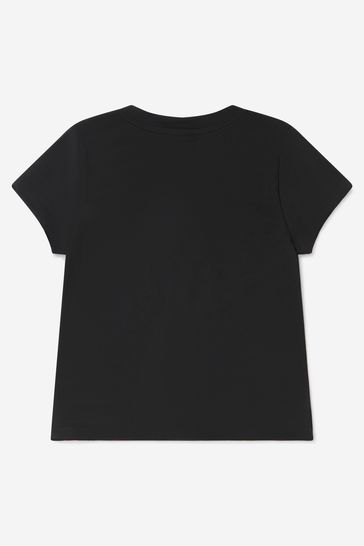Girls Organic Cotton Logo T-Shirt