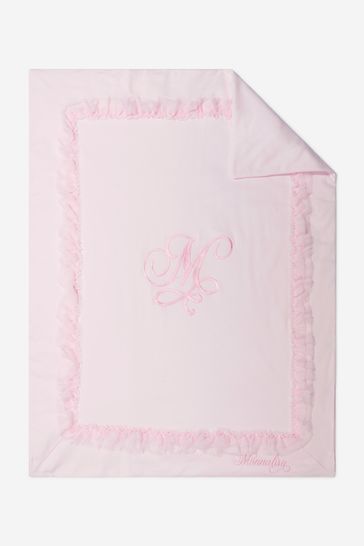 Baby Girls Cotton Blanket in Pink