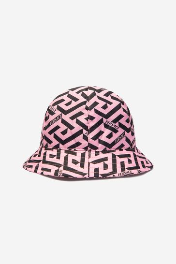 Girls La Greca Signature Logo Hat in Pink