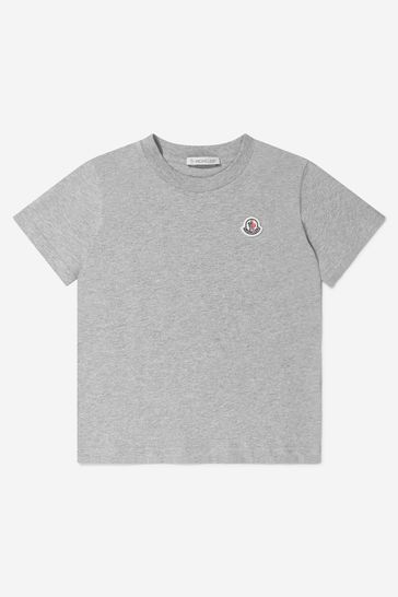 Unisex Jersey Logo T-Shirt in Grey
