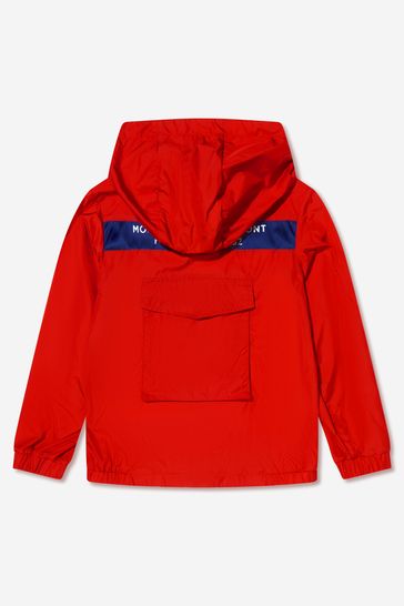 Boys Branded Jou Jacket in Red