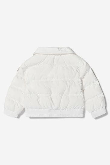 Baby Girls Down Padded Odit Jacket in White