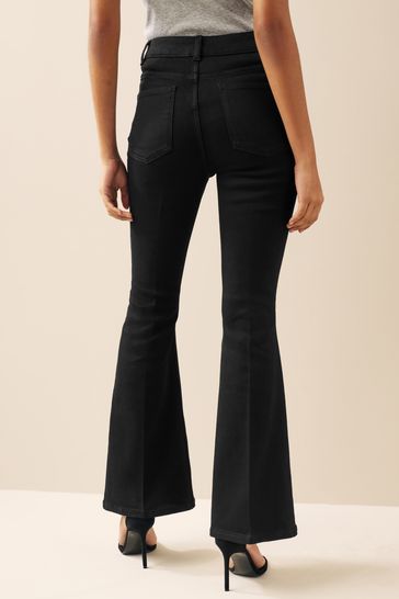 Flare leg 2024 stretch jeans