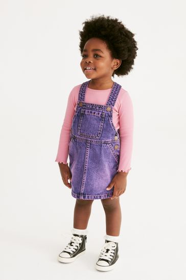 Denim pinafore dress next discount