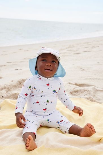 Buy Sunsafe Swimsuit Hat 2 Piece Set 3mths 7yrs from Next