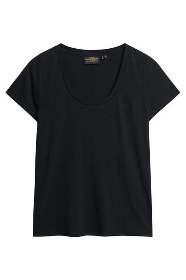 Buy Superdry Studio Scoop Neck T Shirt from the Laura Ashley online shop
