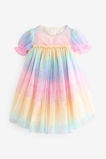 Colorful deals mesh dress