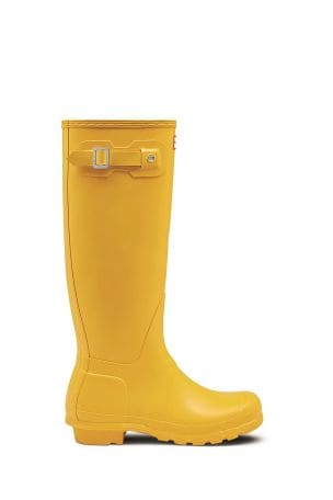 Hunter sales wellies yellow