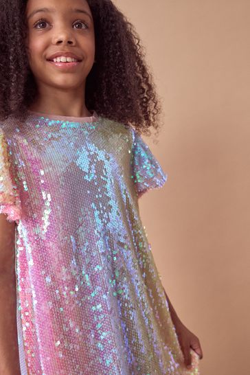 Buy Sequin Sparkle Party Dress 3 16yrs from Next