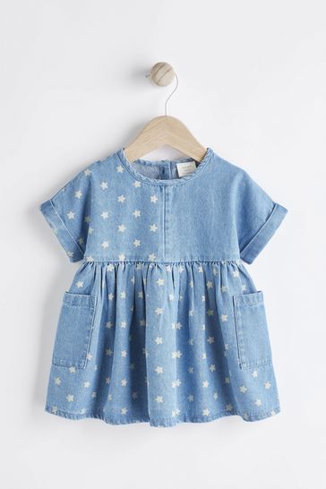 Buy Denim Baby Dress 0mths 2yrs from the Laura Ashley online shop