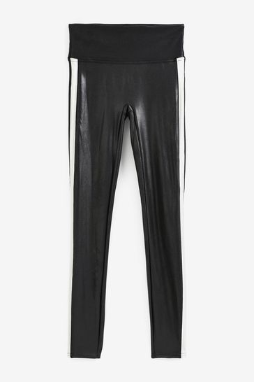 Spanx white striped discount leggings
