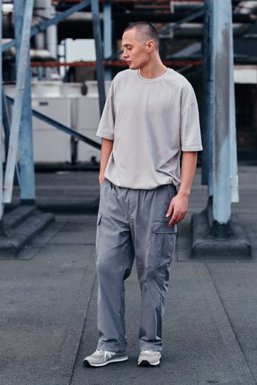 Light Grey Oversized EDIT Heavyweight T-Shirt