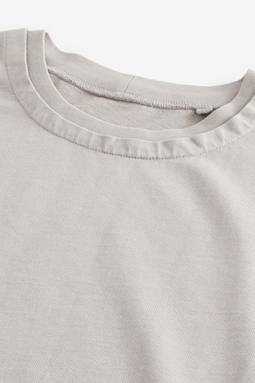 Light Grey Oversized EDIT Heavyweight T-Shirt