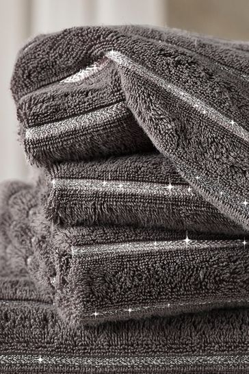 Buy Sparkle Rib Towel from Next