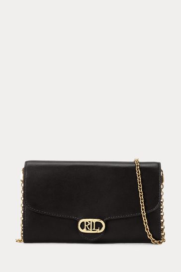 Buy Lauren Ralph Lauren Adair Leather Crossbody Bag from the Laura Ashley online shop